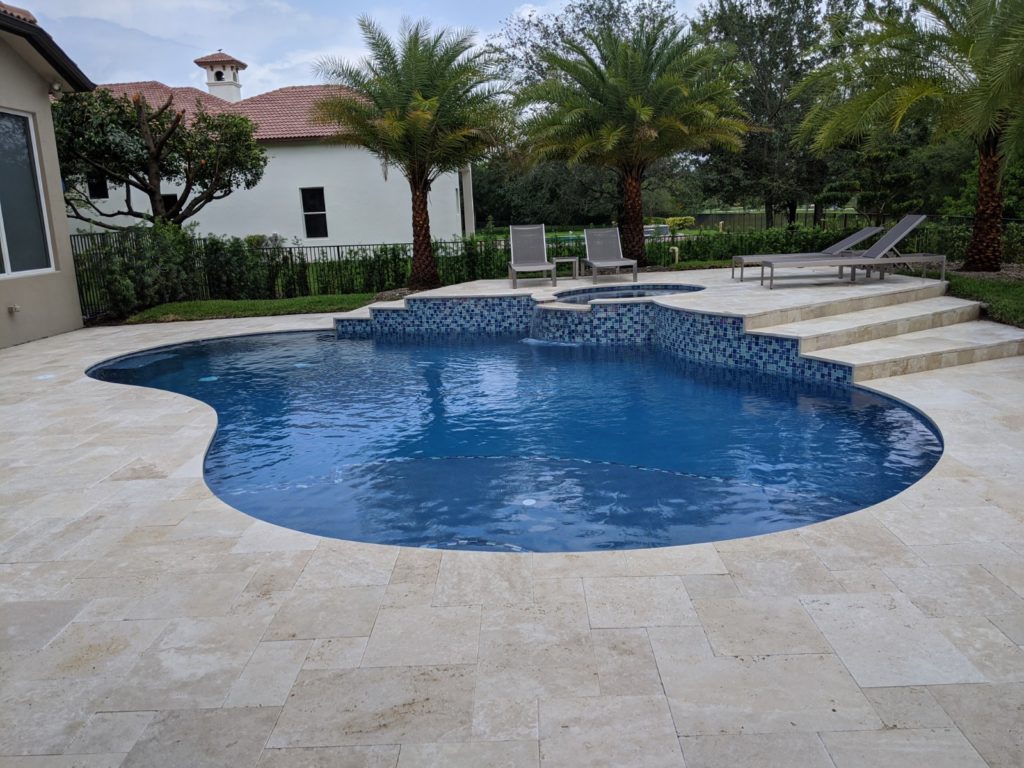 blue pool